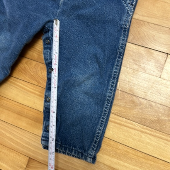 VINTAGE Oshkosh B’Gosh Vestback Blue denim overalls 3T - Picture 9 of 11